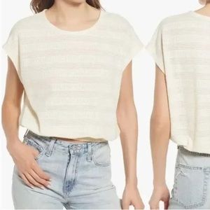 Women's Cream Knit Top